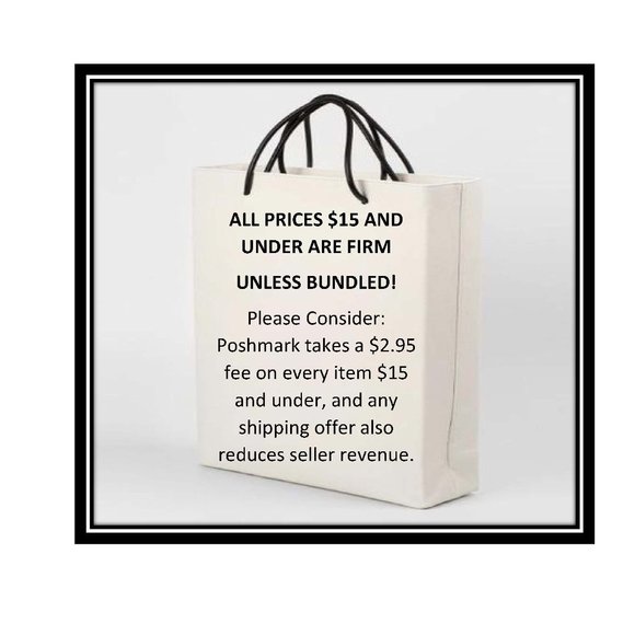 All Items $15 and under are FIRM Unless Bundled! - Picture 1 of 3